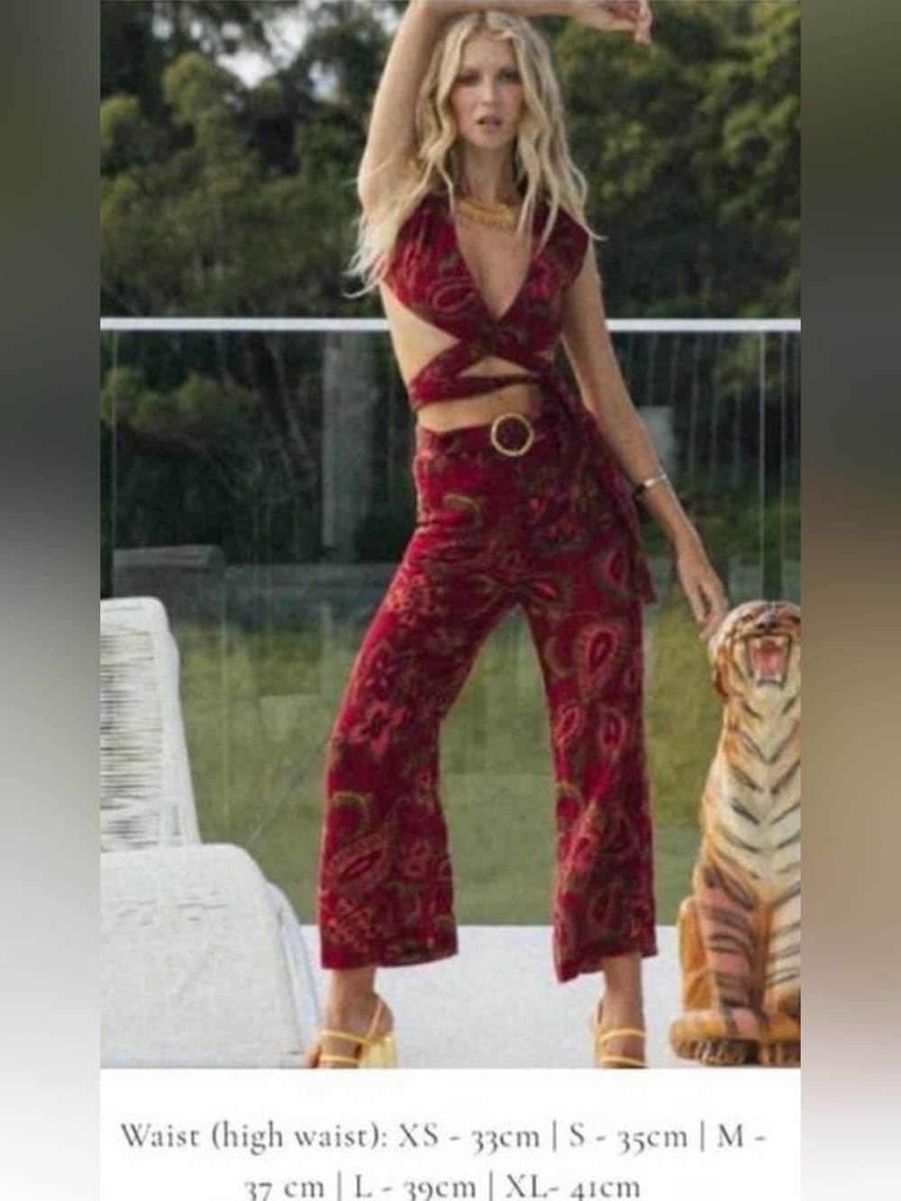 Chasing Unicorns X Belle Pants 100% cotton size S - Picture 1 of 5